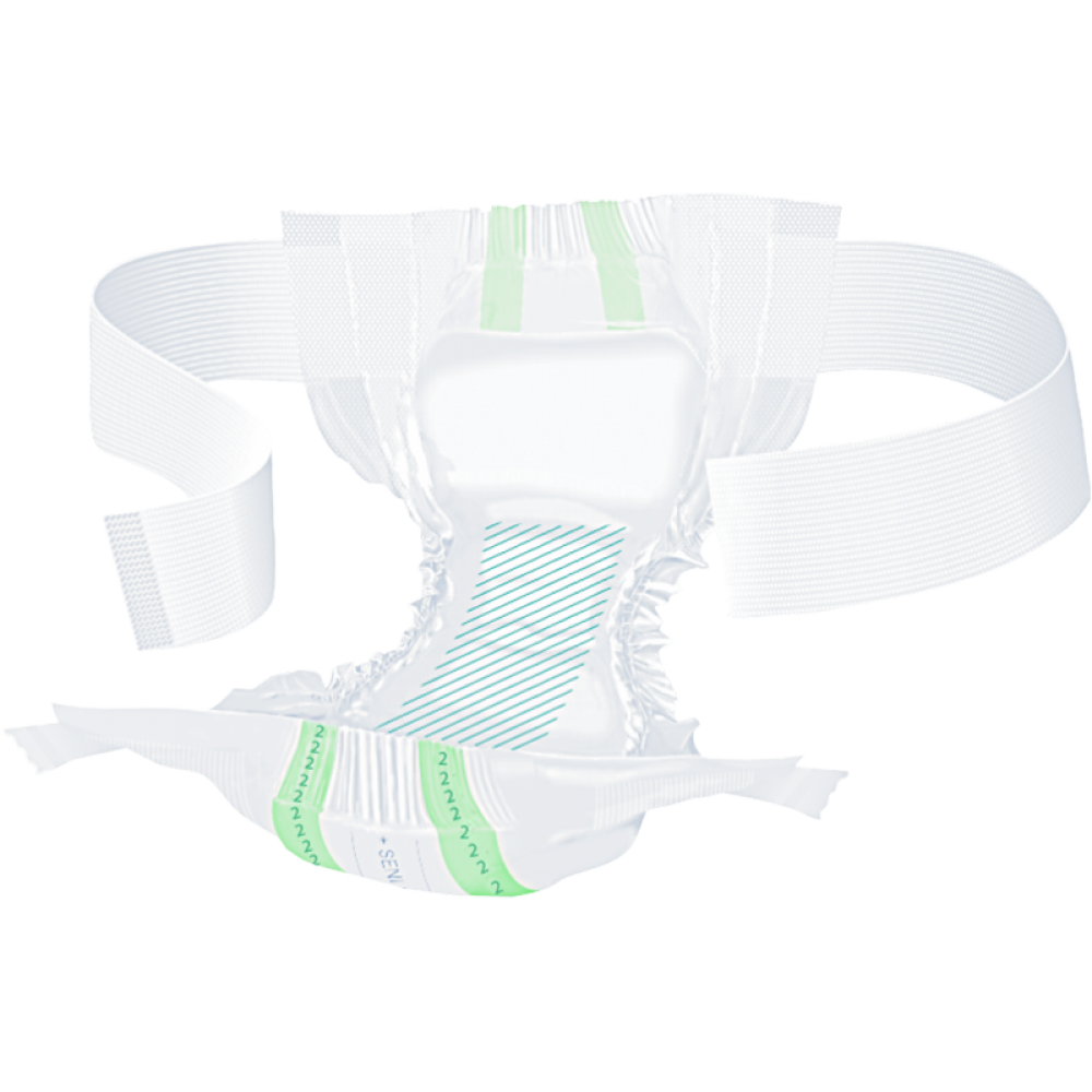 PLIENKOVÉ NOHAVIČKY S NASTAVITEĽNÝM PÁSOM Seni Optima Trio L - 10 ks