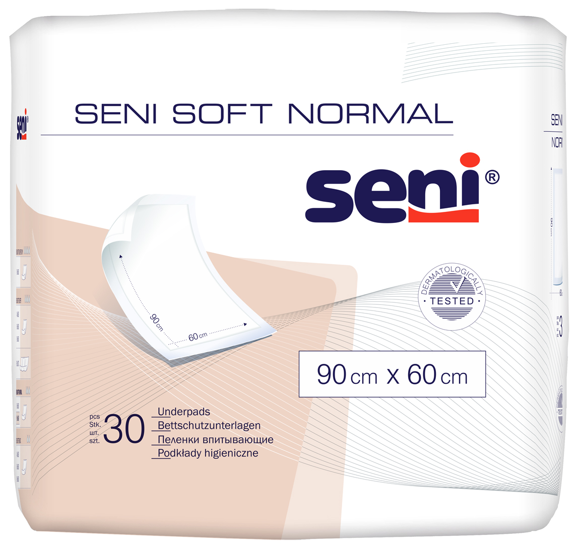 HYGIENICKÉ PODLOŽKY Seni Soft Normal 90 x 60 cm - 30 ks