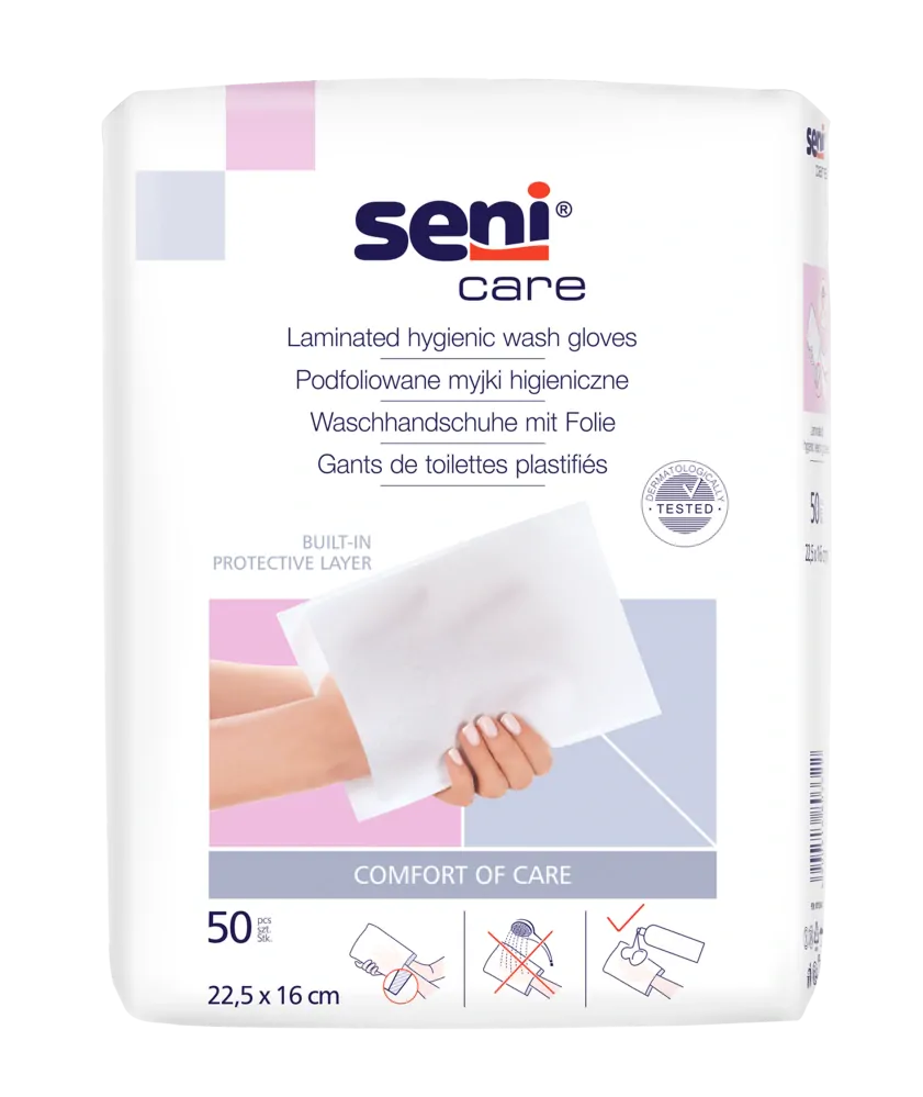 HYGIENICKÉ LAMINOVANÉ ŽINKY Seni Care - 50 ks