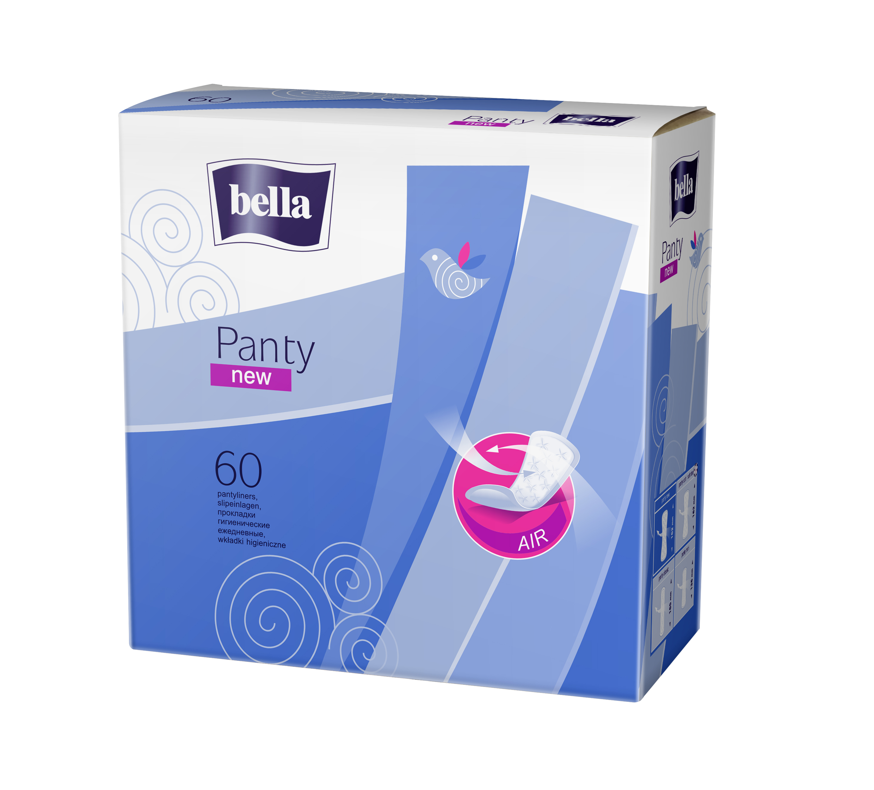 SLIPOVÉ VLOŽKY Bella Panty New - 60 ks
