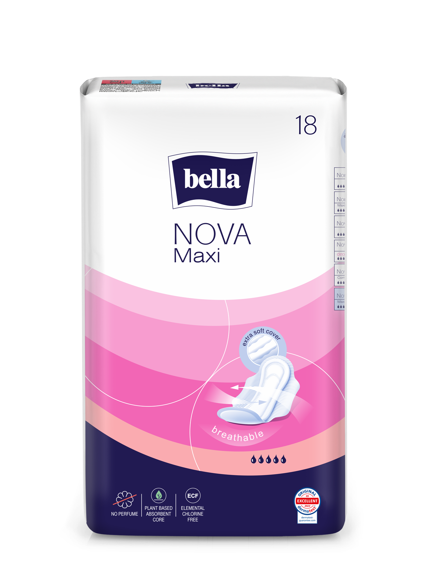 HYGIENICKÉ VLOŽKY Bella Nova Maxi - 18 ks