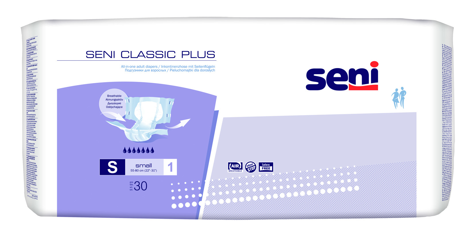 PLIENKOVÉ NOHAVIČKY Seni Classic Plus S - 30 ks