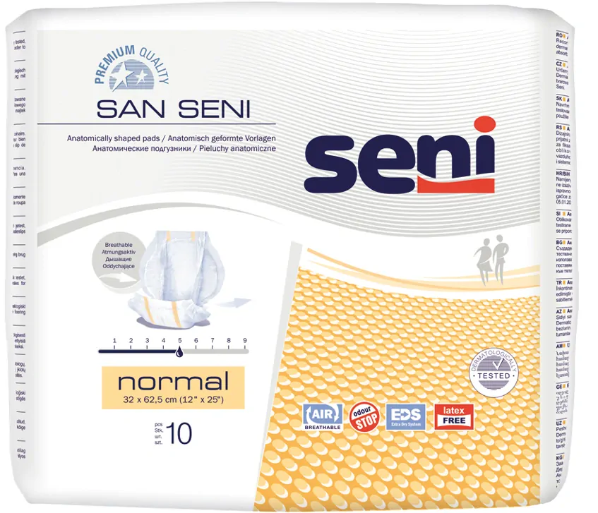 VKLADACIE PLIENKY San Seni Normal - 10 ks