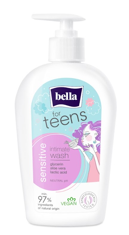 Gél na intímnu hygienu Bella For Teens Sensitive - 300 ml