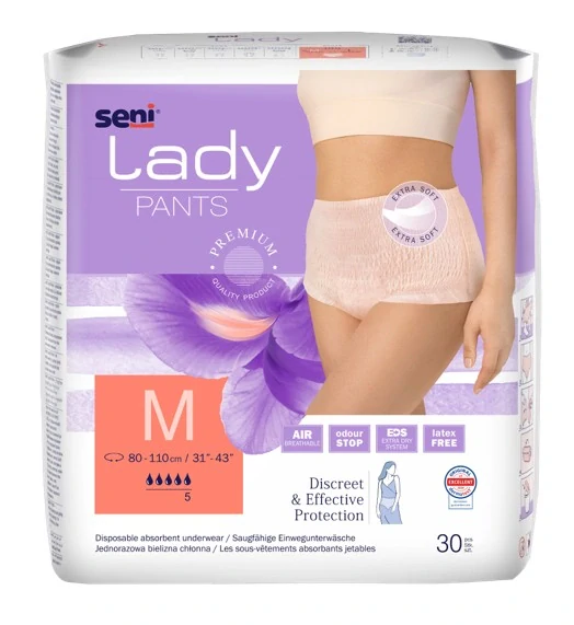 ABSORPČNÉ NOHAVIČKY JEDNORÁZOVÉ Seni Lady Pants M - 10 ks
