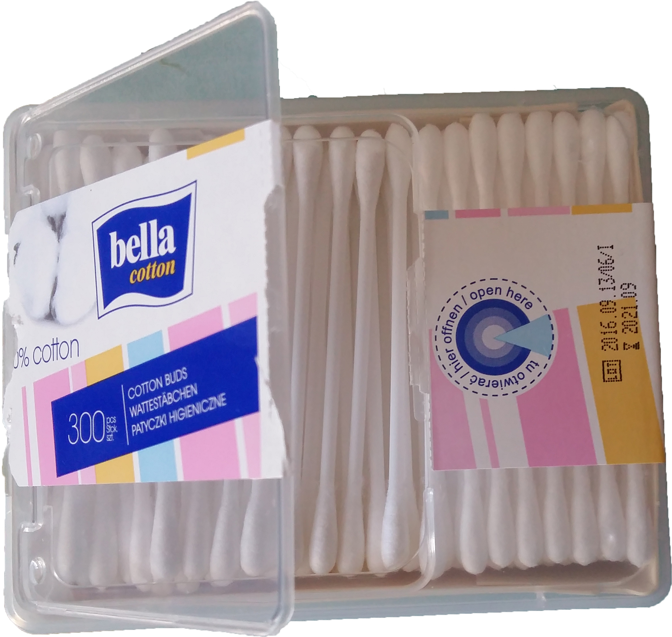 HYGIENICKÉ TYČINKY Bella Cotton - 200 ks