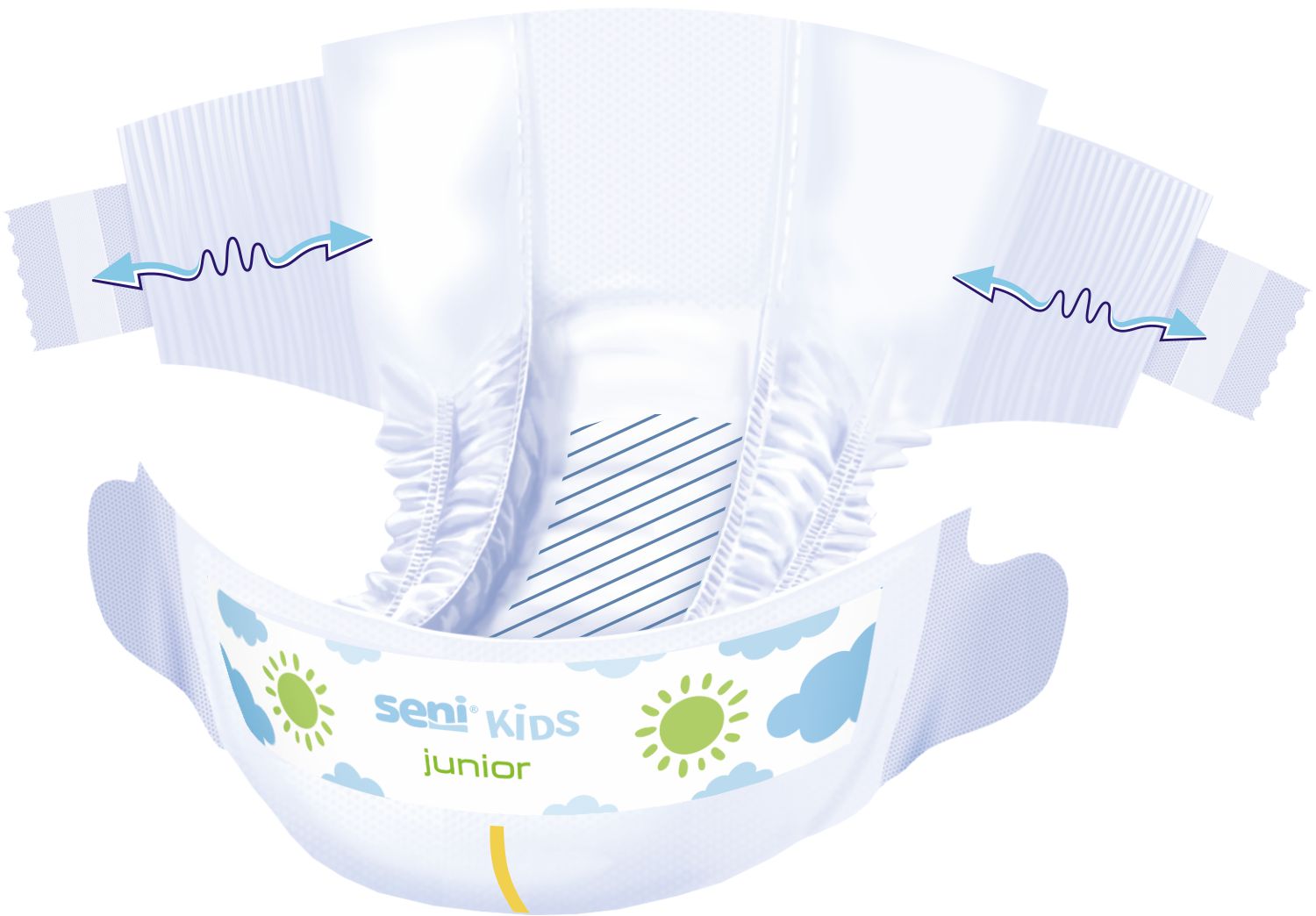 Detské plienkové nohavičky Seni Kids Junior - 30 ks