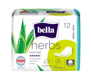 HYGIENICKÉ VLOŽKY Bella Herbs Aloe Vera - 12 ks