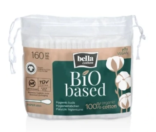 HYGIENICKÉ TYČINKY Bella Cotton BIO- 160 ks