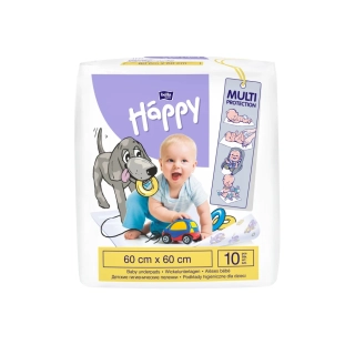 PODLOŽKY NA PREBAĽOVANIE Happy 60x60 cm - 10 ks