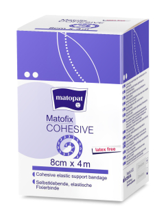 ELASTICKÝ OBVÄZ SAMOLEPIACI Matofix Cohesive 8 cm x 4 m, nesterilný