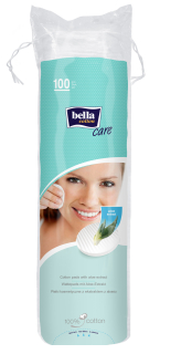 ODLIČOVACIE TAMPÓNY Bella z bavlny s výťažkom z Aloe Vera - 100 ks