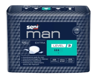 UROLOGICKÉ VLOŽKY PRE MUŽOV Seni Man Level 3 Extra - 15 ks