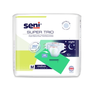 PLIENKOVÉ NOHAVIČKY Super Seni Trio M - 10 ks