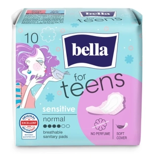 ULTRATENKÉ HYGIENICKÉ VLOŽKY Bella for Teens Sensitive - 10 ks