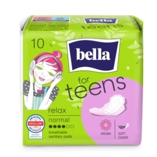 ULTRATENKÉ HYGIENICKÉ VLOŽKY Bella for Teens Relax - 10 ks