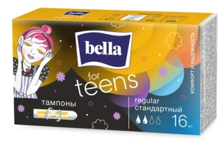 HYGIENICKÉ TAMPÓNY Bella for Teens Regular – 16 ks